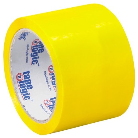 Tape Logic 3'' x 55 yds. Yellow Tape Logic Carton Sealing Tape, 24PK BUY00021695